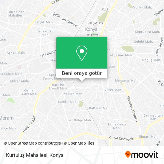 Kurtuluş Mahallesi harita