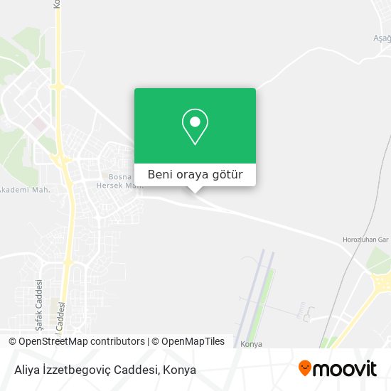 Aliya İzzetbegoviç Caddesi harita