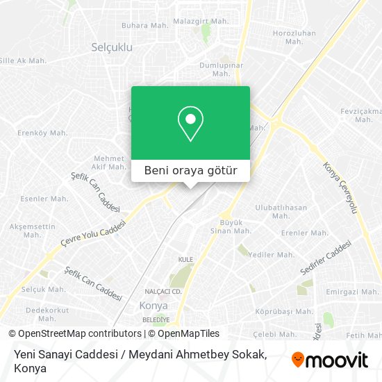 Yeni Sanayi Caddesi / Meydani Ahmetbey Sokak harita