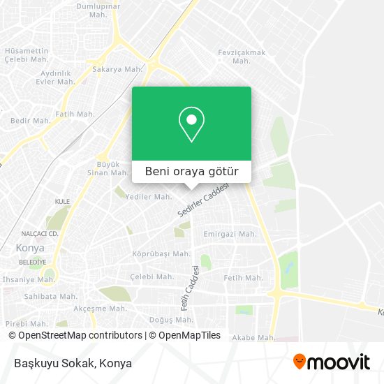 Başkuyu Sokak harita