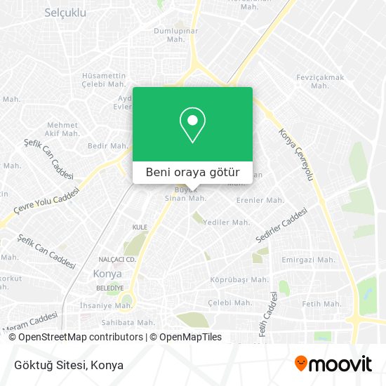 Göktuğ Sitesi harita