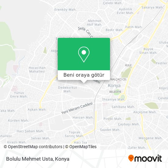 Bolulu Mehmet Usta harita