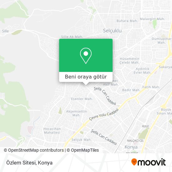 Özlem Sitesi harita