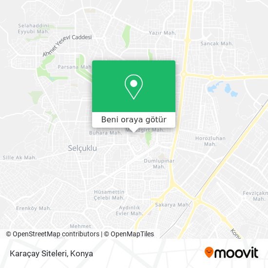 Karaçay Siteleri harita