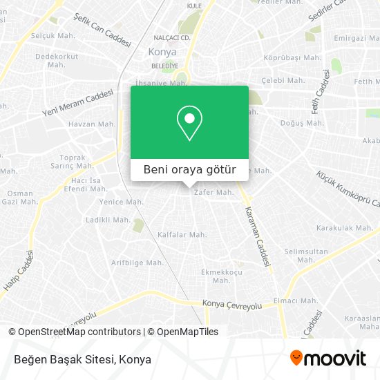 Beğen Başak Sitesi harita