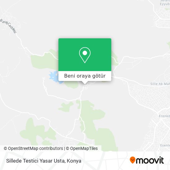 Sillede Testici Yasar Usta harita