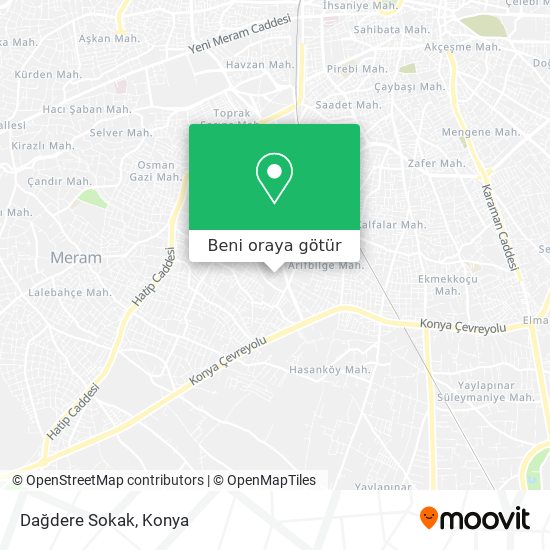 Dağdere Sokak harita