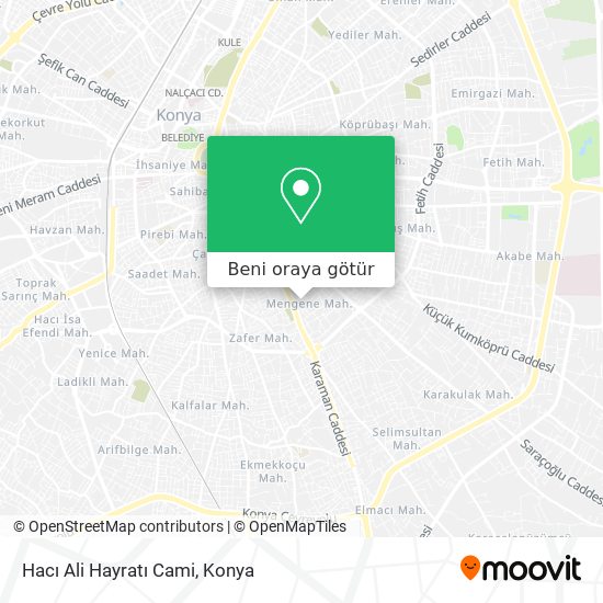 Hacı Ali Hayratı Cami harita