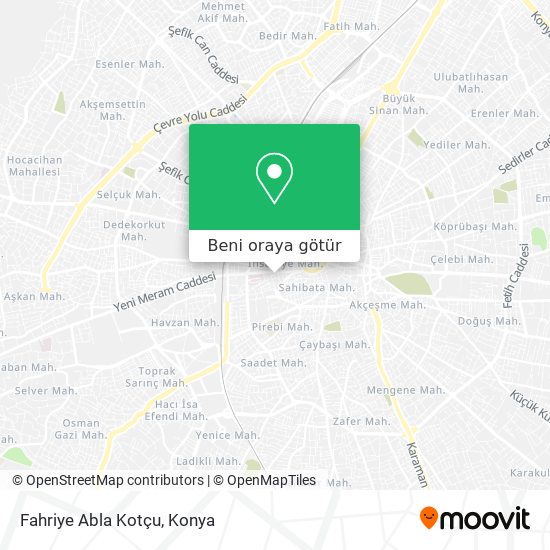 Fahriye Abla Kotçu harita