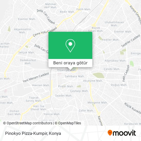 Pinokyo Pizza-Kumpir harita