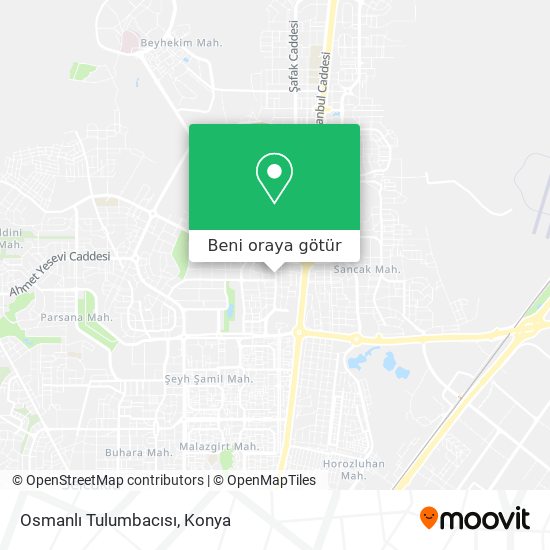 Osmanlı Tulumbacısı harita