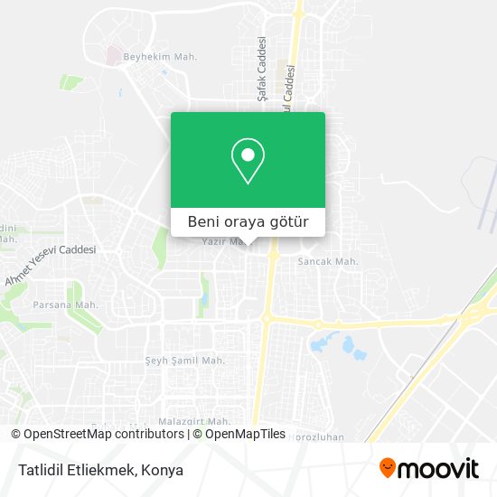 Tatlidil Etliekmek harita