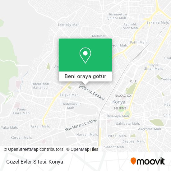 Güzel Evler Sitesi harita