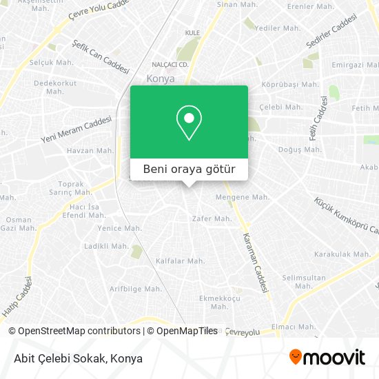 Abit Çelebi Sokak harita