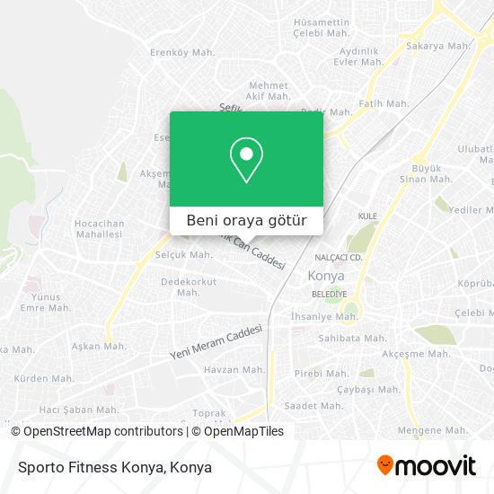 Sporto Fitness Konya harita