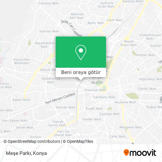 Meşe Parkı harita