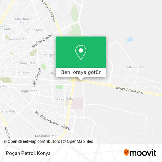 Poçan Petrol harita