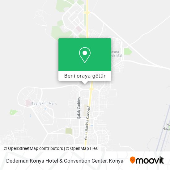 Dedeman Konya Hotel & Convention Center harita