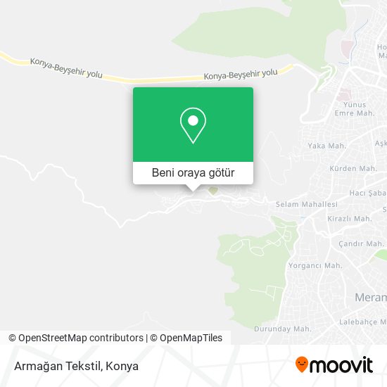 Armağan Tekstil harita