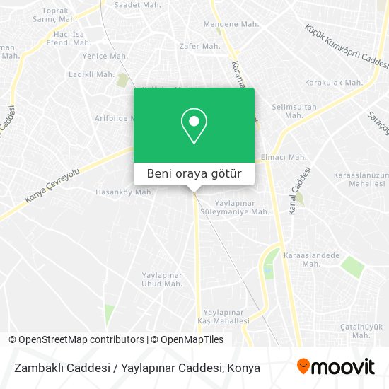 Zambaklı Caddesi / Yaylapınar Caddesi harita