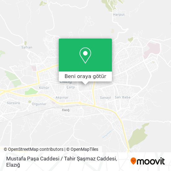 Mustafa Paşa Caddesi / Tahir Şaşmaz Caddesi harita