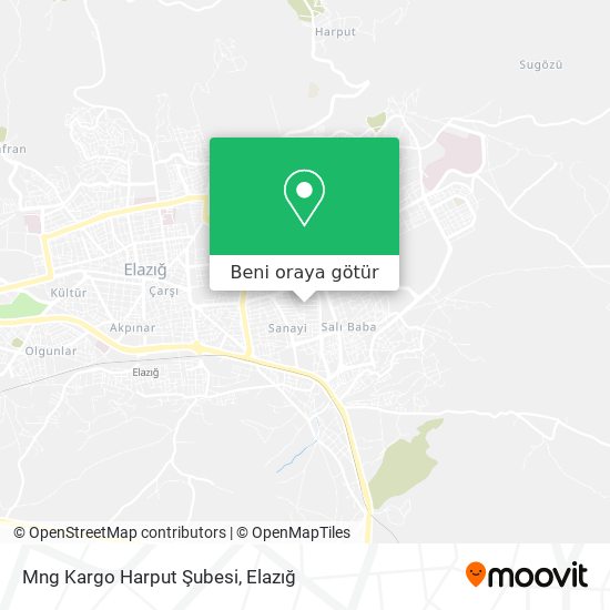 Mng Kargo Harput Şubesi harita