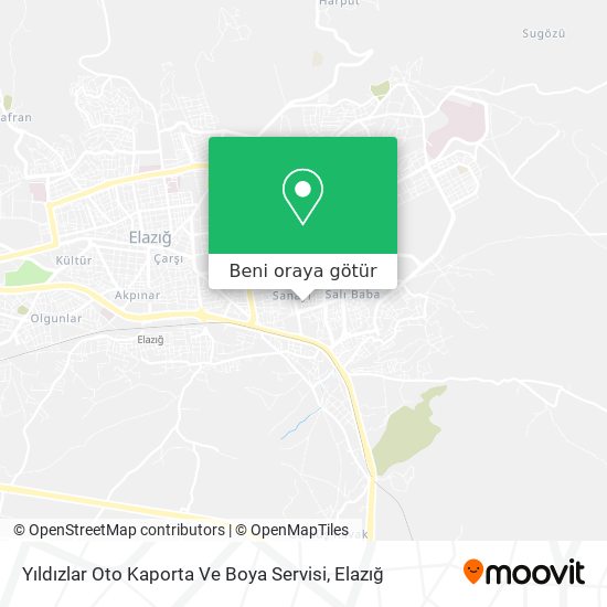 Yıldızlar Oto Kaporta Ve Boya Servisi harita