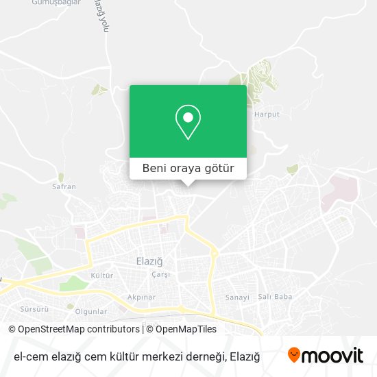 el-cem elazığ cem kültür merkezi derneği harita