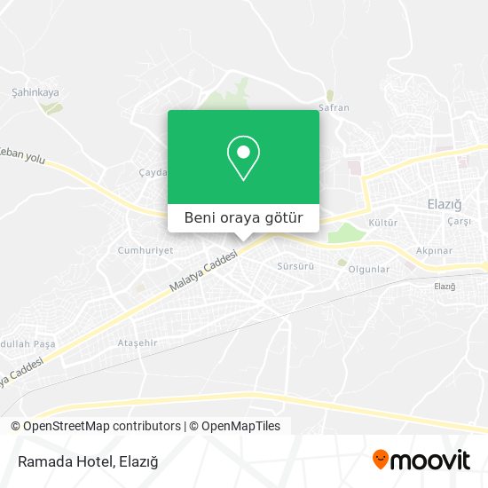 Ramada Hotel harita