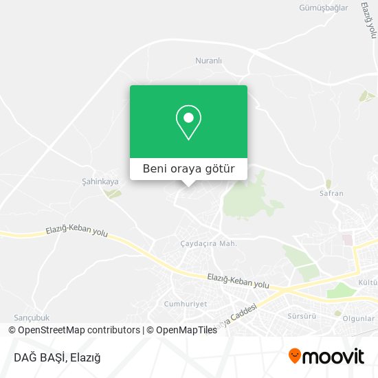 DAĞ BAŞİ harita