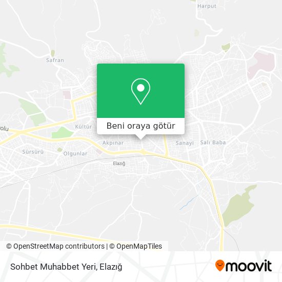 Sohbet Muhabbet Yeri harita