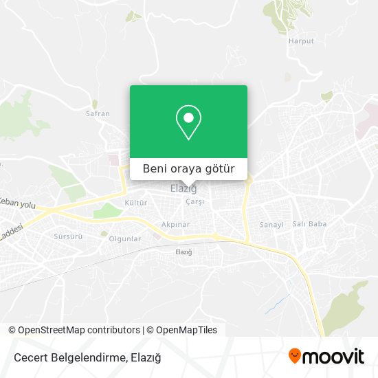 Cecert Belgelendirme harita