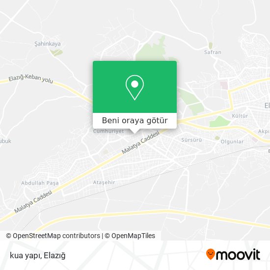 kua yapı harita