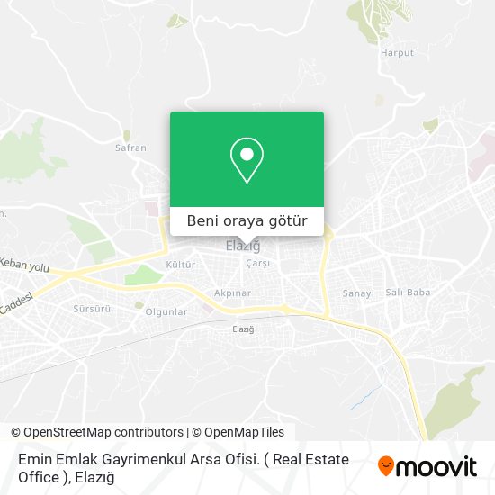 Emin Emlak Gayrimenkul Arsa Ofisi. ( Real Estate Office ) harita