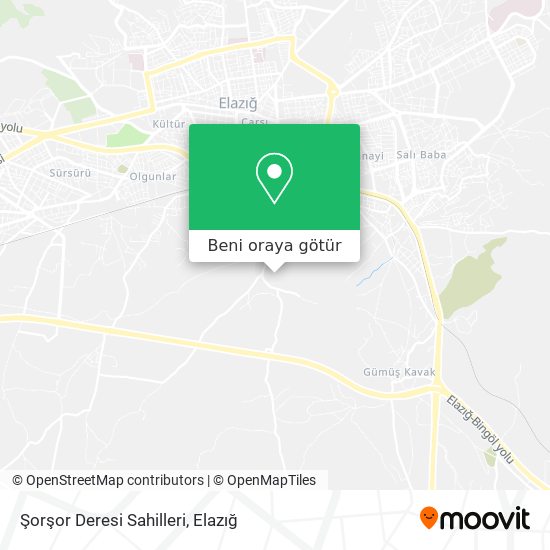 Şorşor Deresi Sahilleri harita