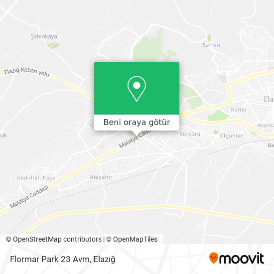 Flormar Park 23 Avm harita
