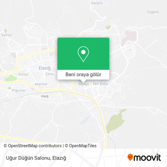 Uğur Düğün Salonu harita