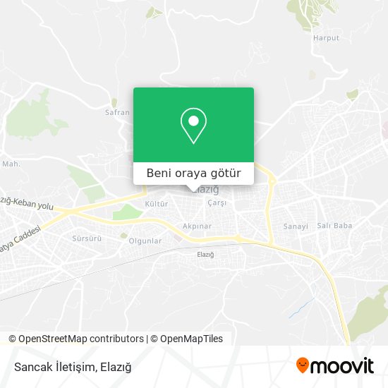 Sancak İletişim harita