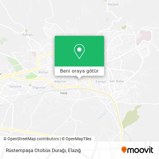 Rüstempaşa Otobüs Durağı harita