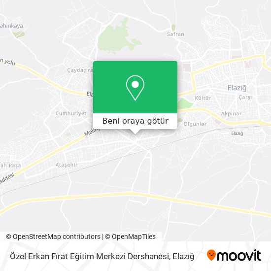 Özel Erkan Fırat Eğitim Merkezi Dershanesi harita