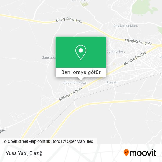 Yusa Yapı harita
