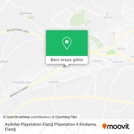Aydınlar Playstation Elazığ Playstation 4 Kiralama harita