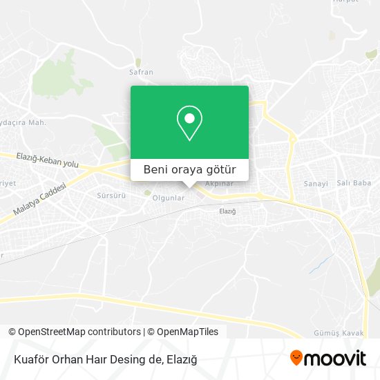 Kuaför Orhan Haır Desing de harita