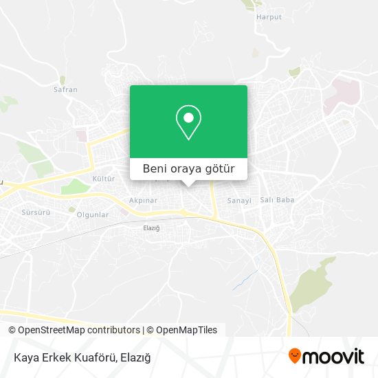Kaya Erkek Kuaförü harita