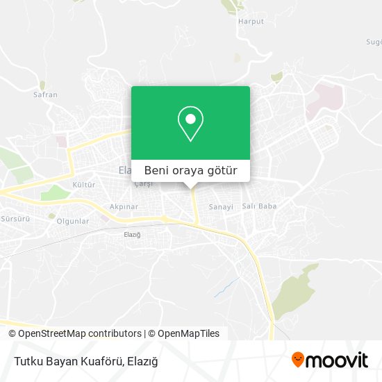Tutku Bayan Kuaförü harita