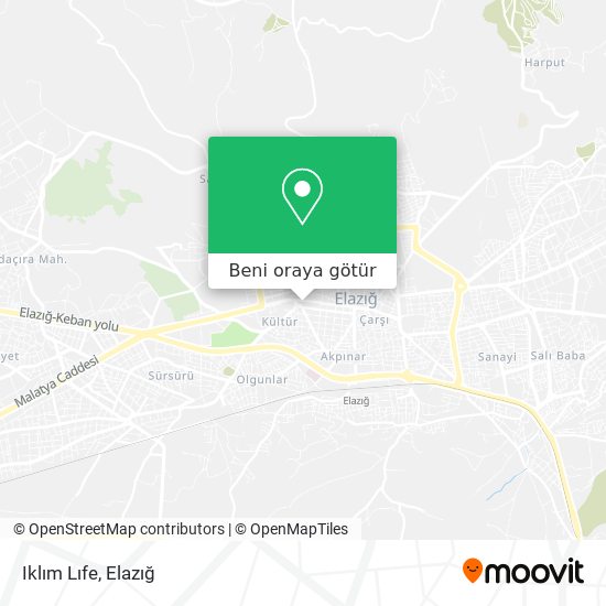 Iklım Lıfe harita