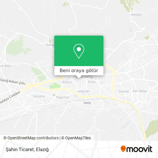 Şahin Ticaret harita