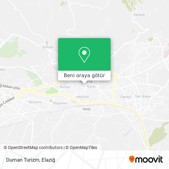 Duman Turizm harita