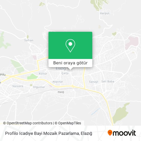 Profilo Icadıye Bayi Mozaik Pazarlama harita
