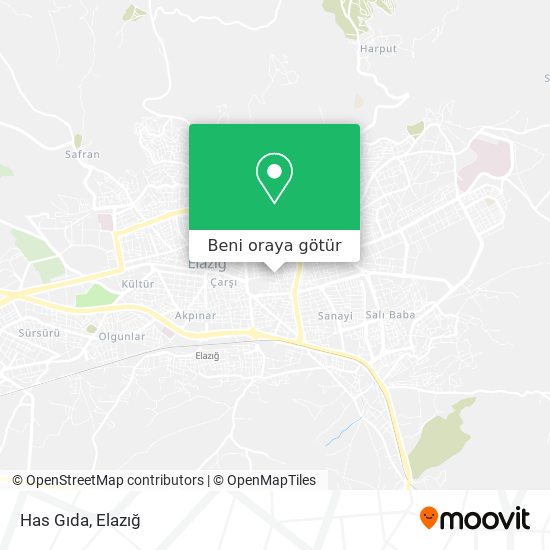 Has Gıda harita